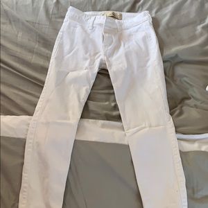 skinny white jeans from hollister